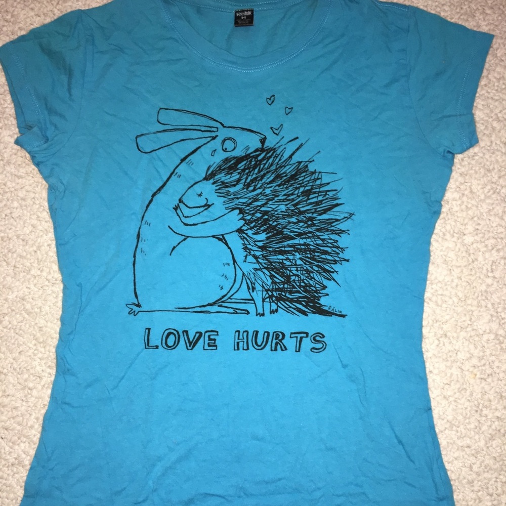 “Love Hurts” Adorable Graphic T-Shirt